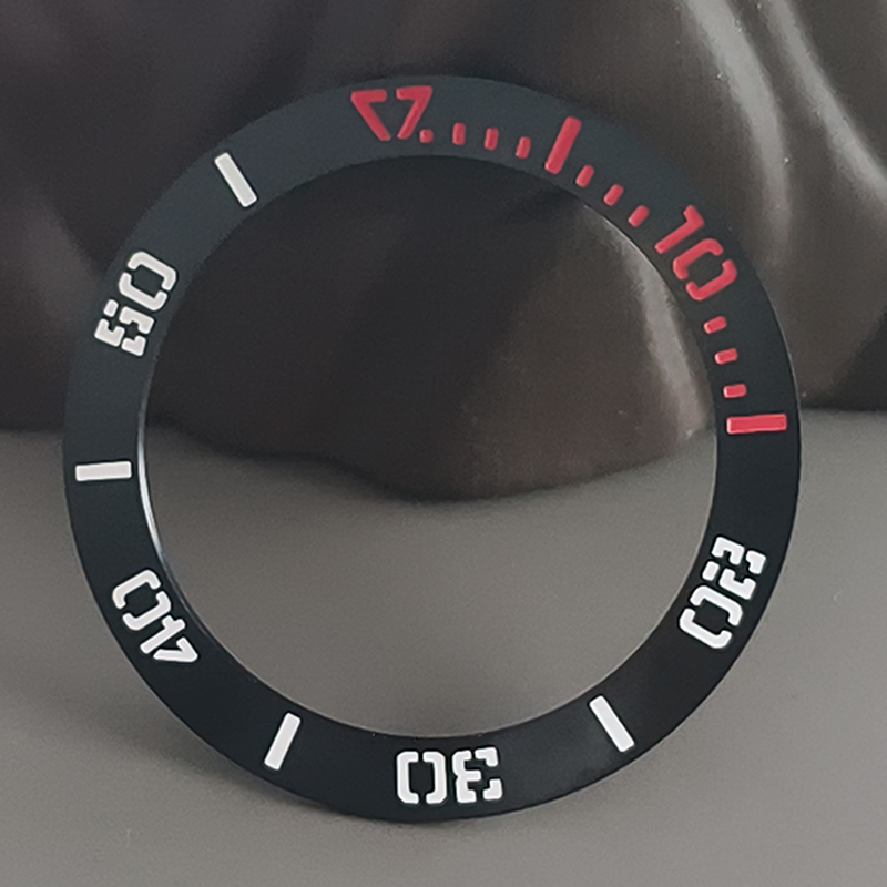 Watch Bezel Insert - 41x32mm Stainless Steel Samurai Bezel Insert