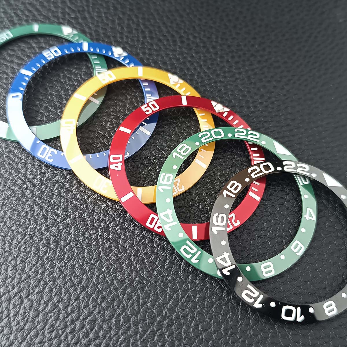 Sloping 38mm*30.6mm Ceramic Be - Watch Bezel Insert 评论和价格