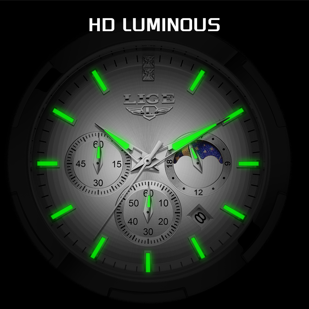 LIGE Top Brand Luxury Watch Wo - Smartwatch Ladies Watches Branded 评论和价格