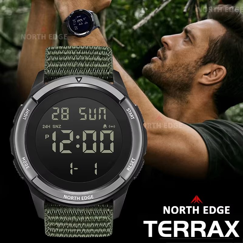NORTH EDGE 2025 TERRAX Men's D - Altimeter Compass Watch 评论和价格