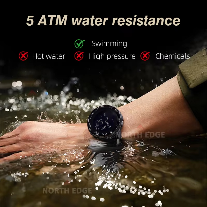 NORTH EDGE 2025 TERRAX Men's D - Altimeter Compass Watch 评论和价格