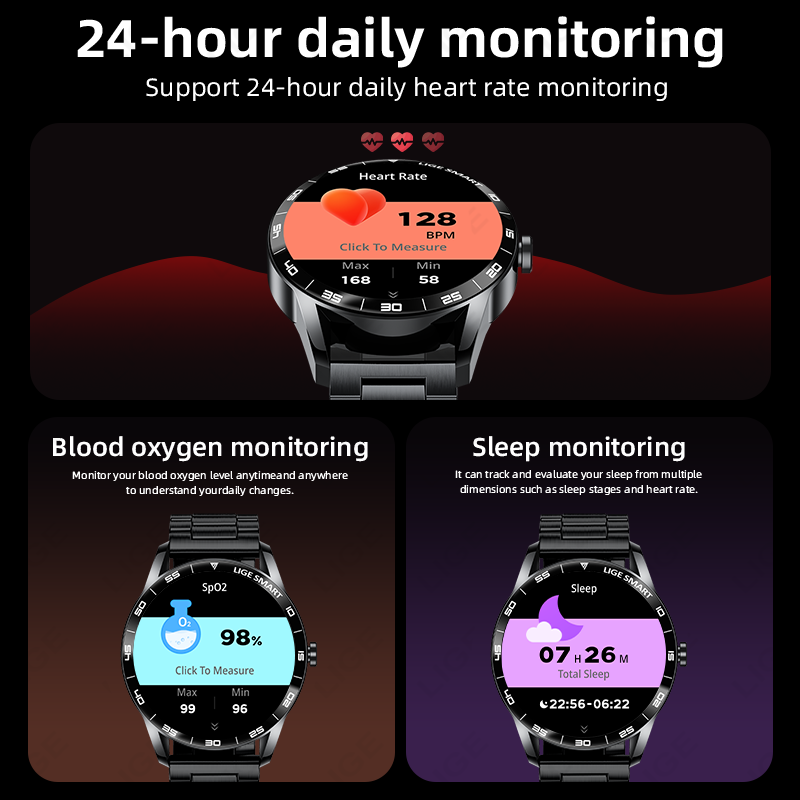 LIGE New Men's Smart Watch 1.3 - Smartwatch Watches Birthday Gift For Men 评论和价格