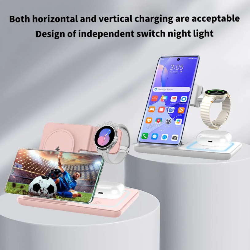 3 in 1 Foldable Wireless Charg - Smartwatch Apple Watch 评论和价格