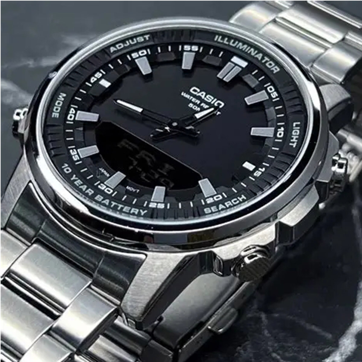 Casio AMW‑880D | Stainless Ste - Casio Watches Smartwatch 评论和价格