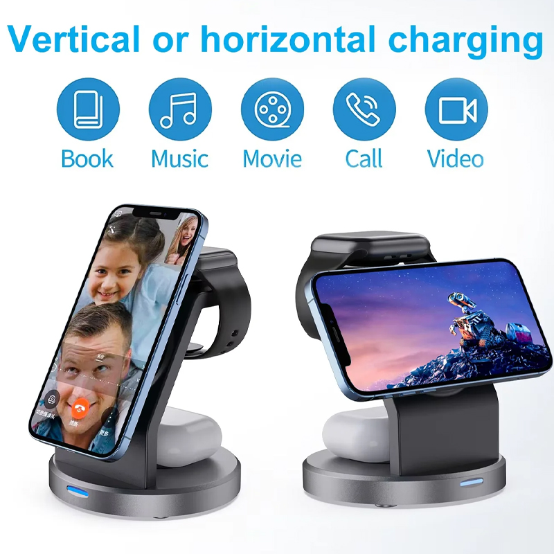 3 In 1 Wireless Charger Stand  - Smartwatch Apple Watch 评论和价格