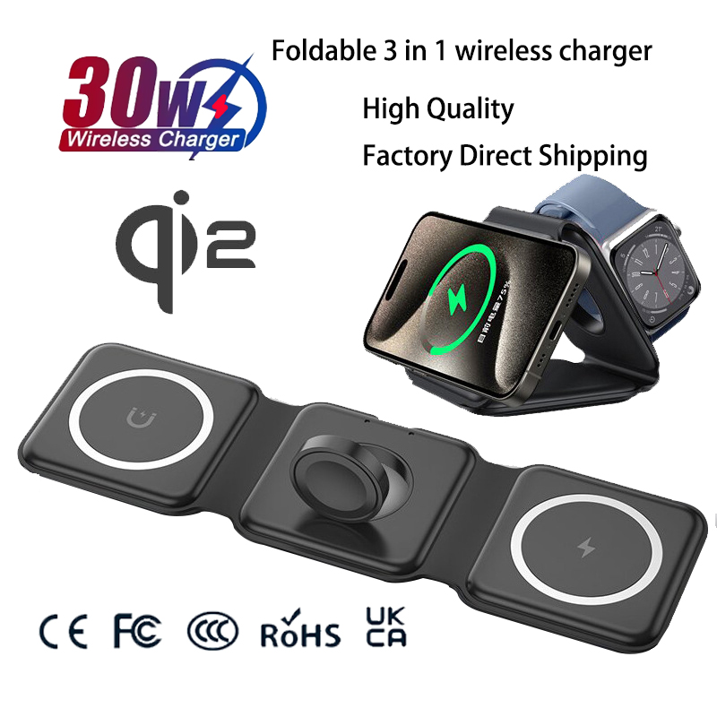 Universal Qi2 Magnetic Foldabl - Smartwatch Apple Watch 评论和价格