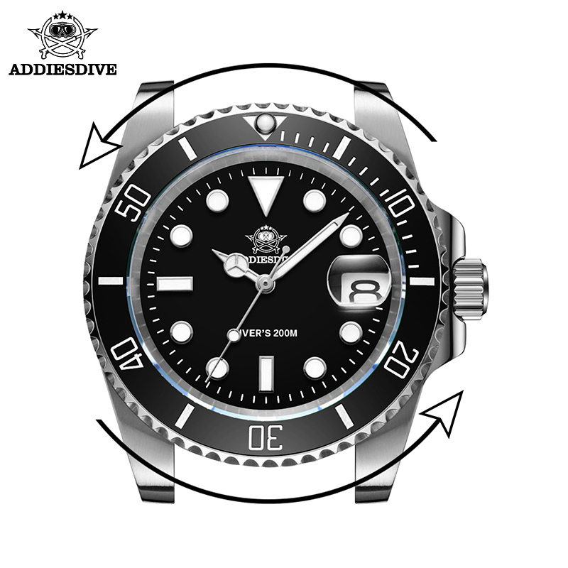 ADDIESDIVE Men's Classic Watch - Watch Bezel Insert 评论和价格