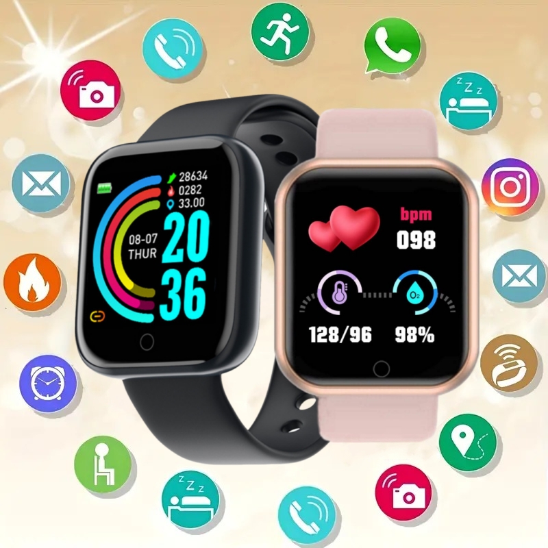 Men Watch Electronic Fitness B - Watch Smart Y68 评论和价格