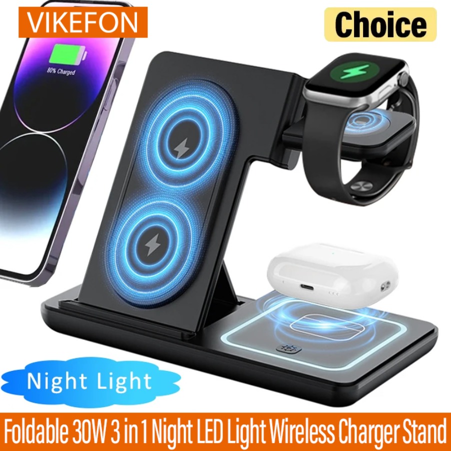3 in 1 Foldable Night LED Ligh - Smartwatch Apple Watch 评论和价格