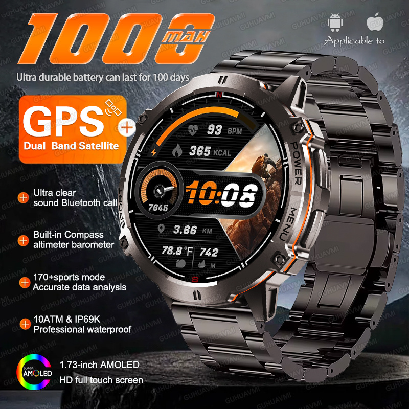 NEW TANK X3 Military 1000mAh G - Altimeter Compass Watch 评论和价格