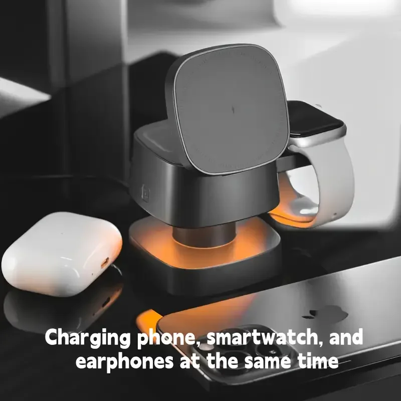 Magnetic 3 in 1 Wireless Charg - Smartwatch Apple Watch 评论和价格