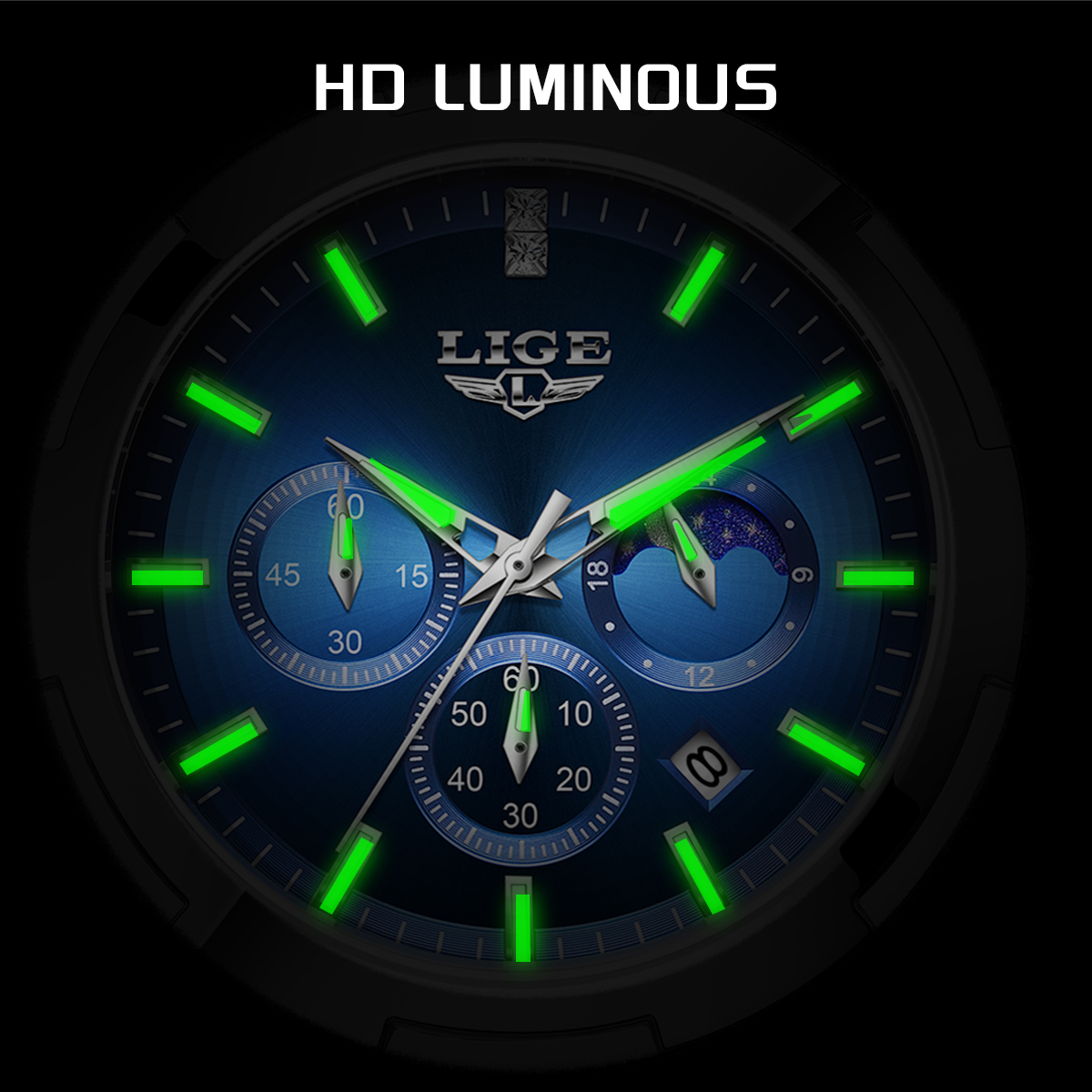 LIGE Top Brand Luxury Watch Wo - Smartwatch Ladies Watches Branded 评论和价格
