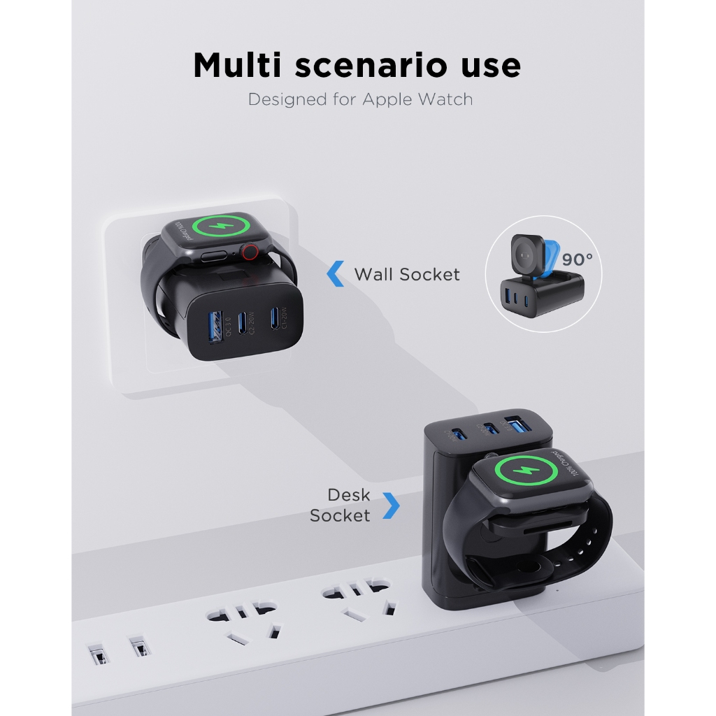 Oatsbasf 4 In 1 QC3.0 Fast Mag - Smartwatch Apple Watch 评论和价格