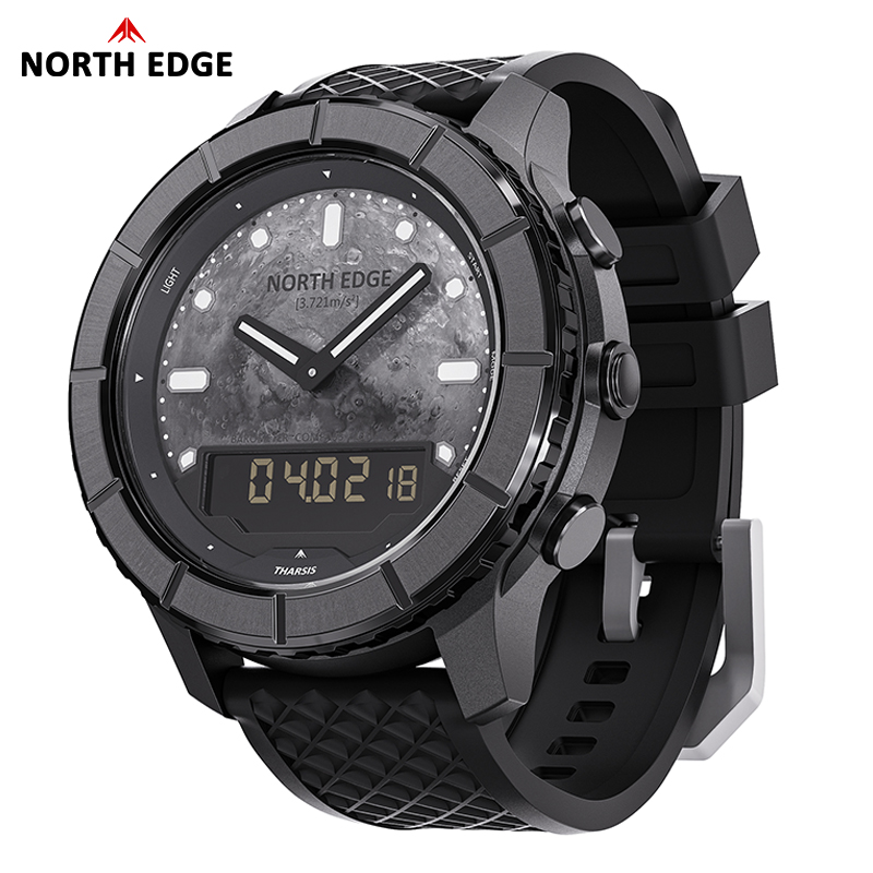 NORTH EDGE THARSIS Men Carbon  - Altimeter Compass Watch 评论和价格