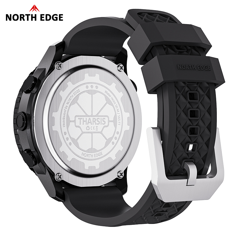 NORTH EDGE THARSIS Men Carbon  - Altimeter Compass Watch 评论和价格
