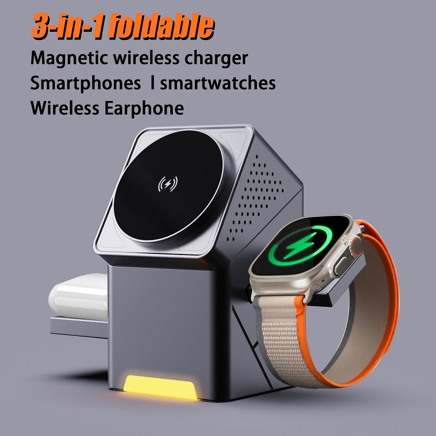 3 in 1 Magnetic Wireless Charg - Smartwatch Apple Watch 评论和价格