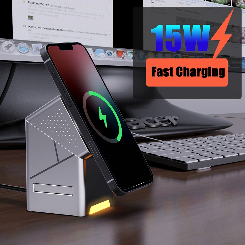3 in 1 Magnetic Wireless Charg - Smartwatch Apple Watch 评论和价格