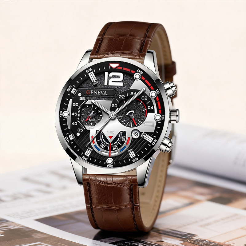 4pcs Men Fashion Watch Luxury  - Smartwatch Watches Birthday Gift For Men 评论和价格