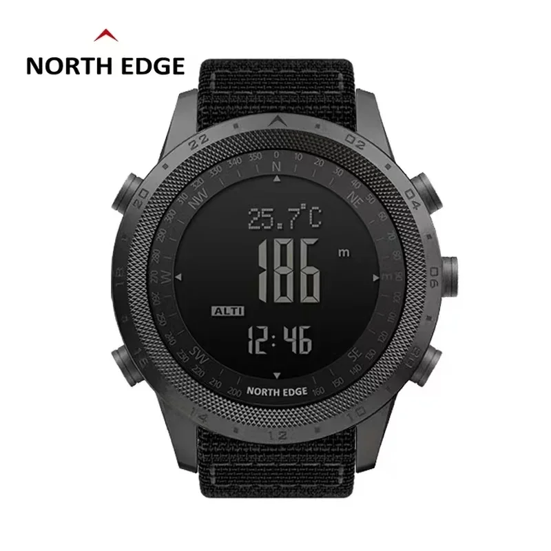 New NORTH EDGE Men's sport Dig - Altimeter Compass Watch 评论和价格