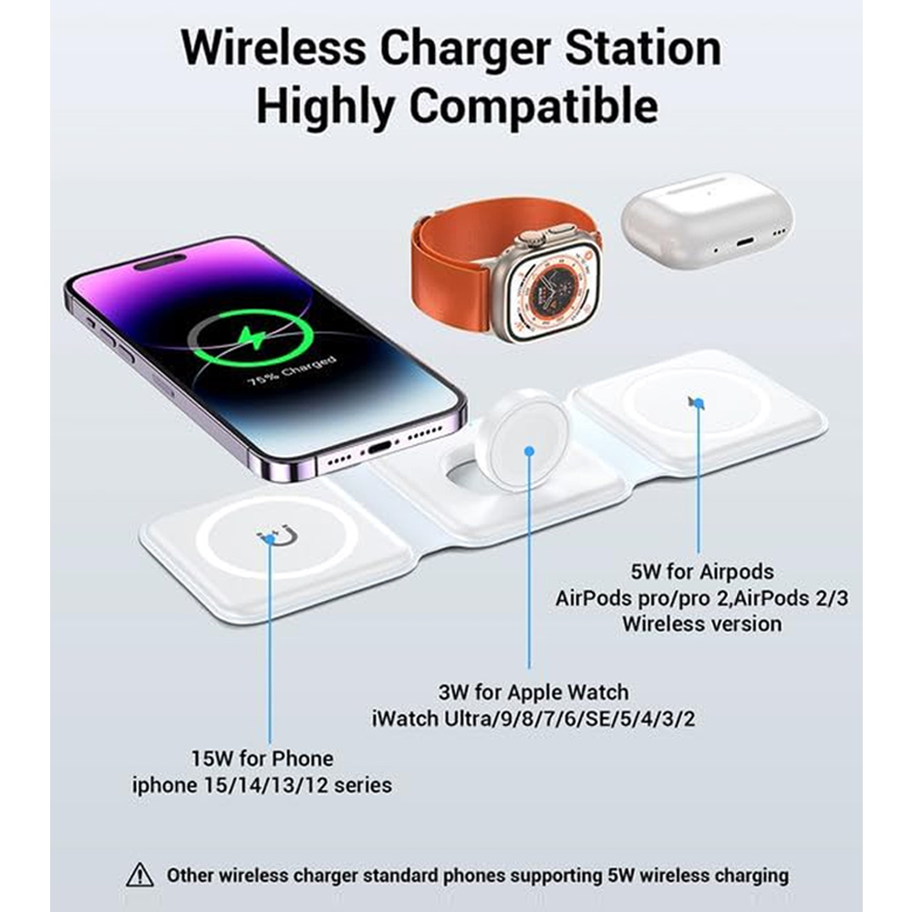 3 In 1 Wireless Charging Stati - Smartwatch Apple Watch 评论和价格